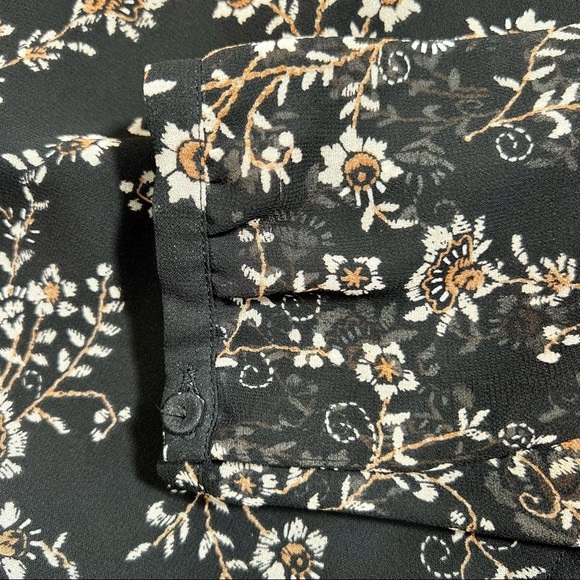 Daniel Rainn | Small Petite | Tassel Tie Blouse - Picture 6 of 12